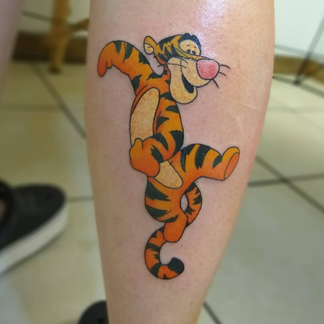 Tigger Winnie the Pooh Tattoo -tattoos_bybutters